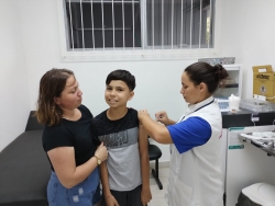 Vacinao ficou disponvel das 8h s 17h no Centro de Sade, ESFs e UBSs de Itaqui